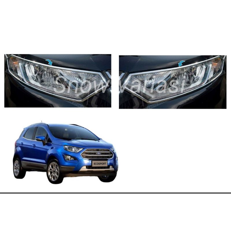 Garnish Depan Belakang Ford Ecosport Chrome