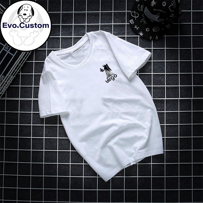 BAJU KAOS VIRGO ZODIAK TSHIRT KATUN WANITA DAN PRIA S - XXL