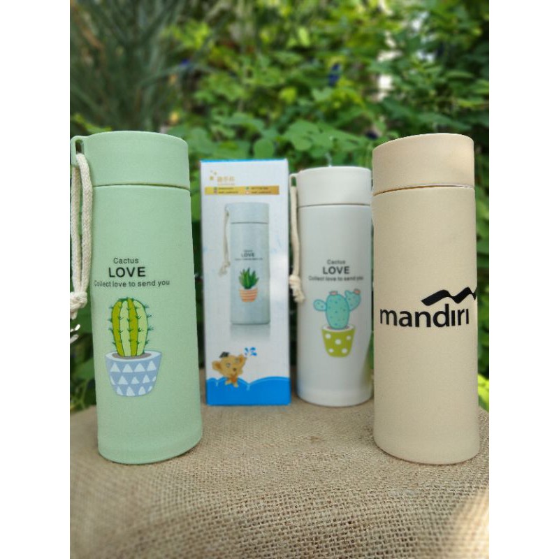 souvenir botol minum(kaktus)+sablon