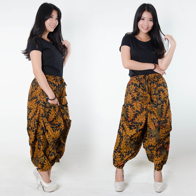 SB Collection Celana Panjang Viora Longpants Aladin Joger Batik Wanita