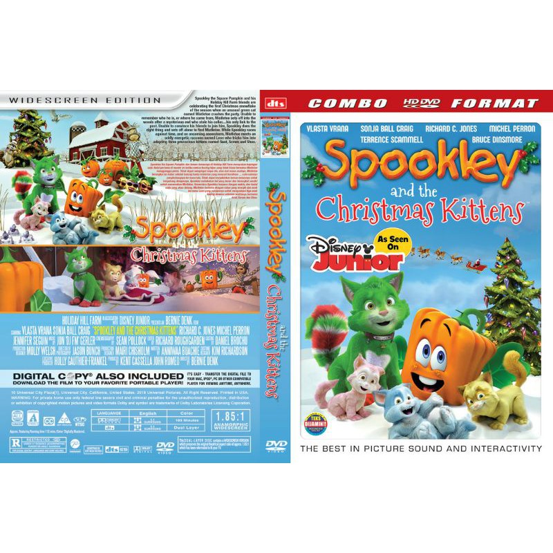 Kaset Film Kartun SPOOKLEY and Crishtmas Kittens