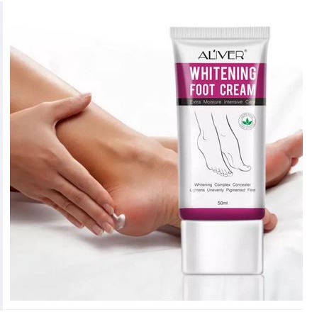 Aliver Perawatan Pelembab Krim Pemutih Kulit Kaki Perawatan Kulit kaki halus 50ml