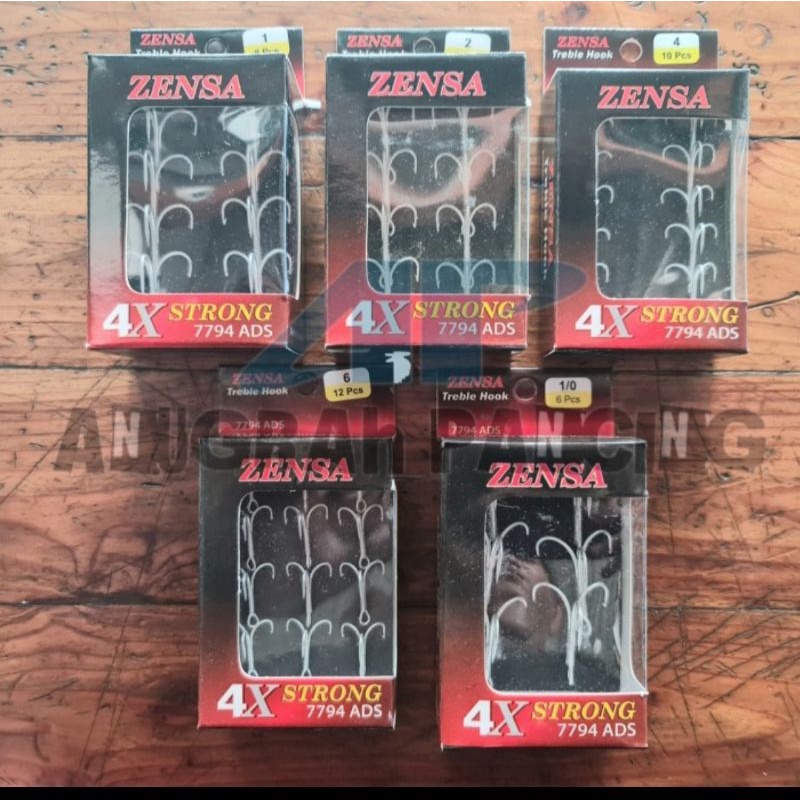 TREBLE HOOK ZENSA 4X STRONG