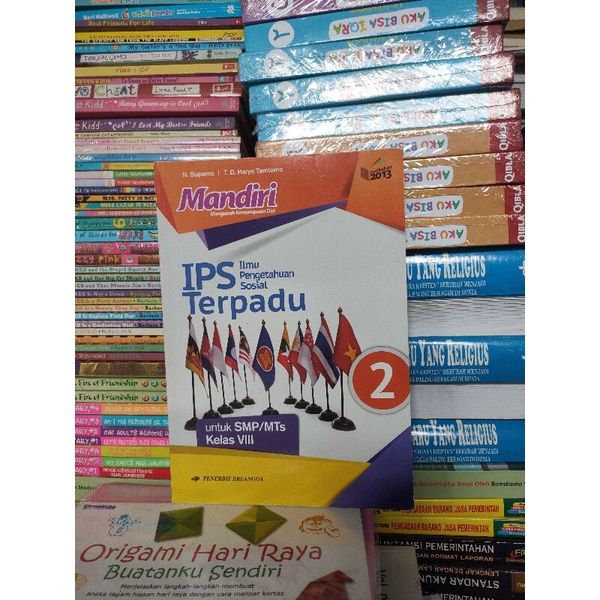 buku mandiri IPS terpadu kelas 8 SMP k13 Erlangga
