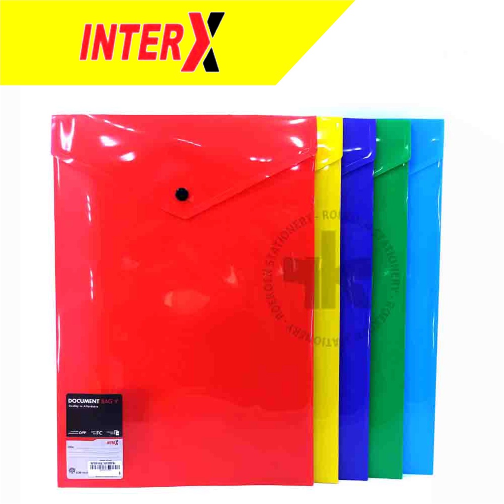 

InterX Document Bag V Opaque Map Kancing F4 Vertikal Tanpa Spine DBX-800F