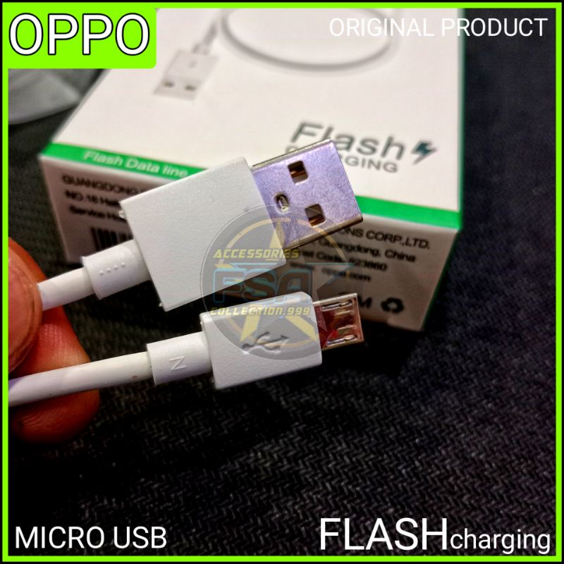 Kabel data oppo ori micro 2A OPPO F1 F1s A71 A83 A37 A39 A3S A5S A1K F3 F5 F7 F9 A15 A15S