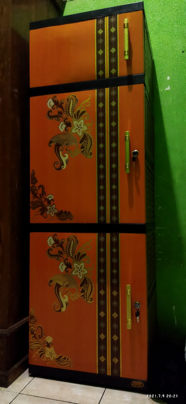 Lemari Nacase 5 Susun Naiba Motif Batik Murah