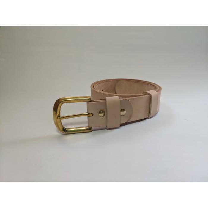 Ikat Pinggang Sabuk Kulit Natural Vegtan Leather Belt BV108