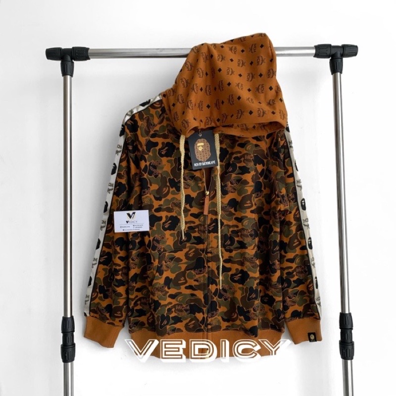 HOODIE JAKET BAPE A BATHING APE CAMO SUPER MIRROR 1:1 ORI