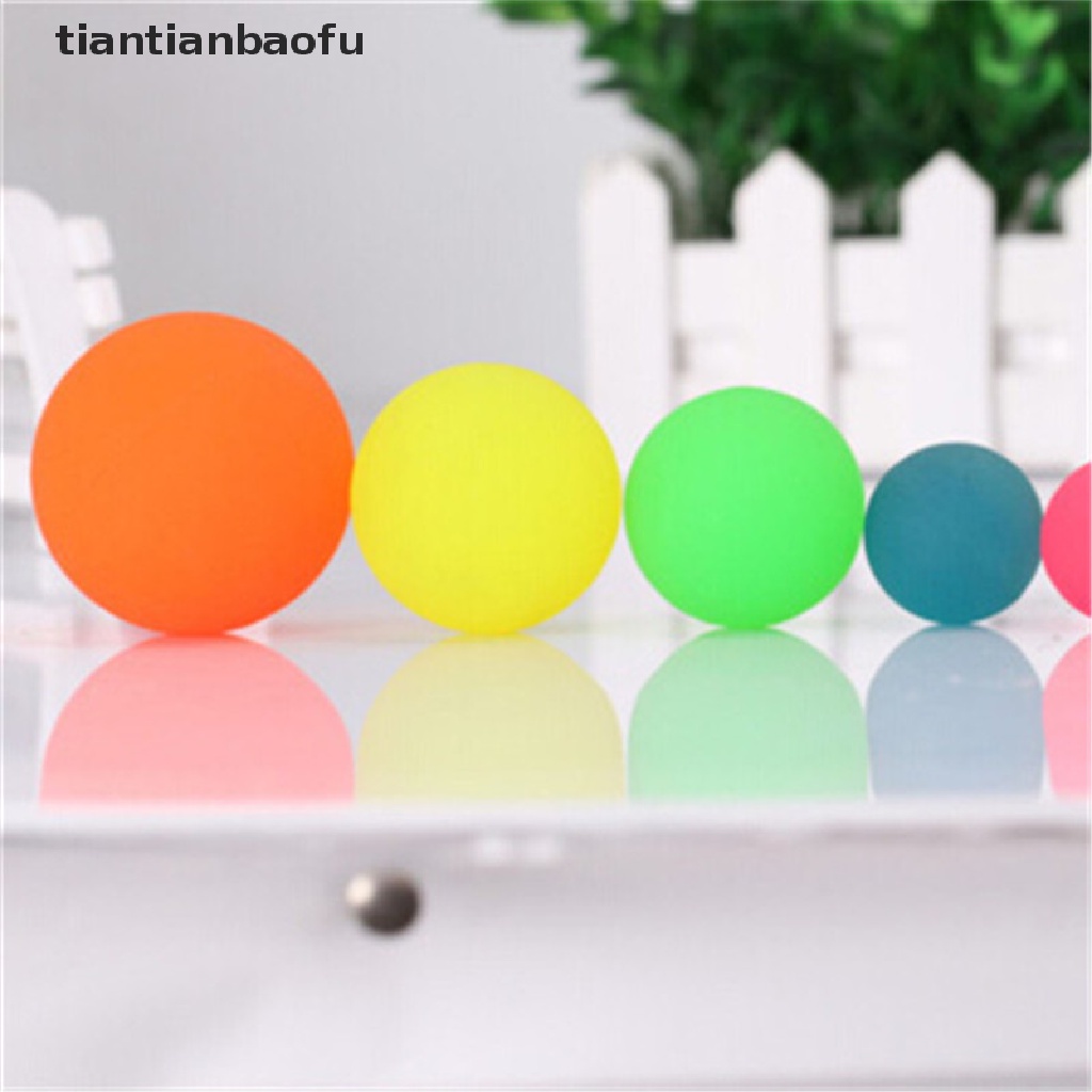 [tiantianbaofu] 10PCS Creative Rubber Bouncing Jumping Ball 27mm Kids Children Game Toy Gifts Boutique