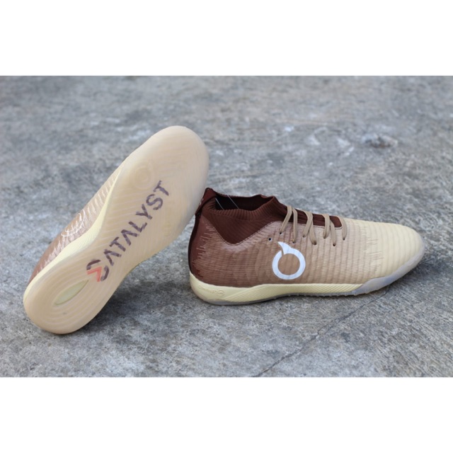  Sepatu  Futsal  Ortus  Catalyst  Mercury  IN Cappucino Coklat 