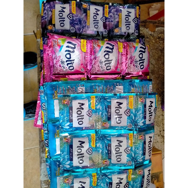 molto 500an pewangi all in one pink sachet isi 12.