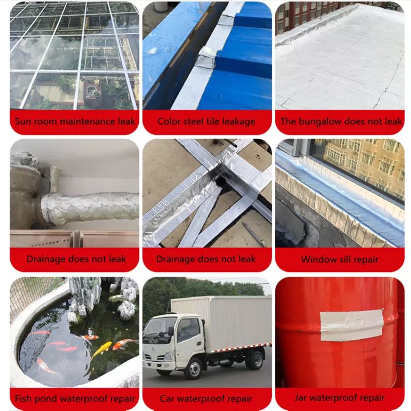 5cm x 5mtr Lakban Anti Bocor Anti Air Waterproof  Lakban Alumunium Foill Waterproof Adhesive anti bocor atap anti bocor dinding lem serat tempelan anti bocor isolasi anti bocor isolasi lasi alat bocor tape anti bocor lantai tembok pipa seng genteng