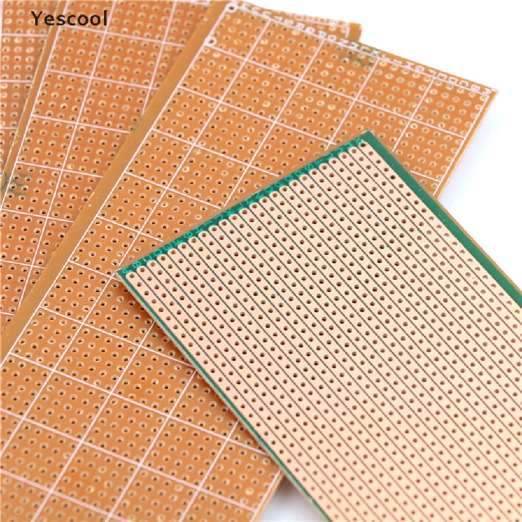 Yescool 5pcs Papan Sirkuit PCB Uncut 6.5x14.5cm