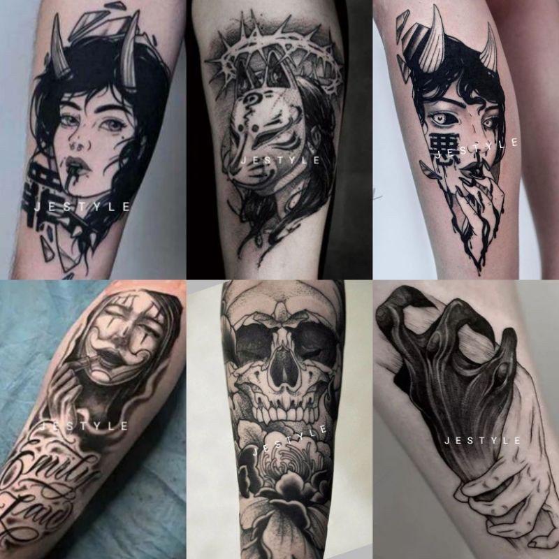 Tatto Temporary Lengan Keren Shopee Indonesia