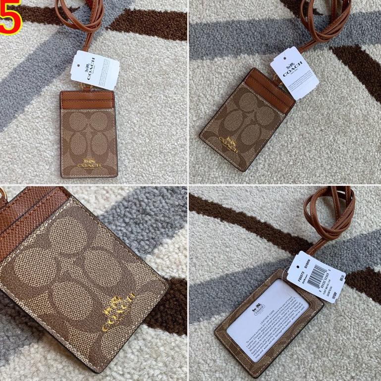 

[KODE PRODUK 87TCK9672] card holder / Coach F65573 original/ Kartu kerja /tag / lanyard/ name tag holder/ID Card holder