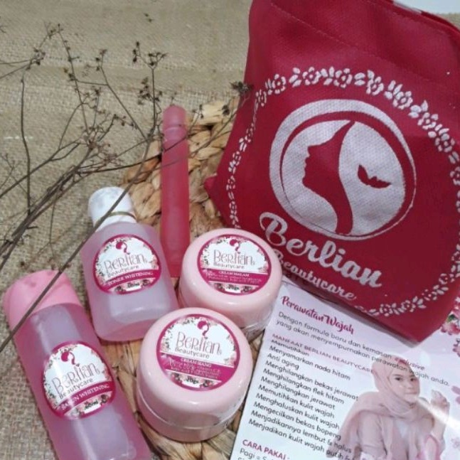 [ORIGINAL] PAKET WHITENING GLOW CREAM WAJAH BERLIAN BEAUTYCARE
