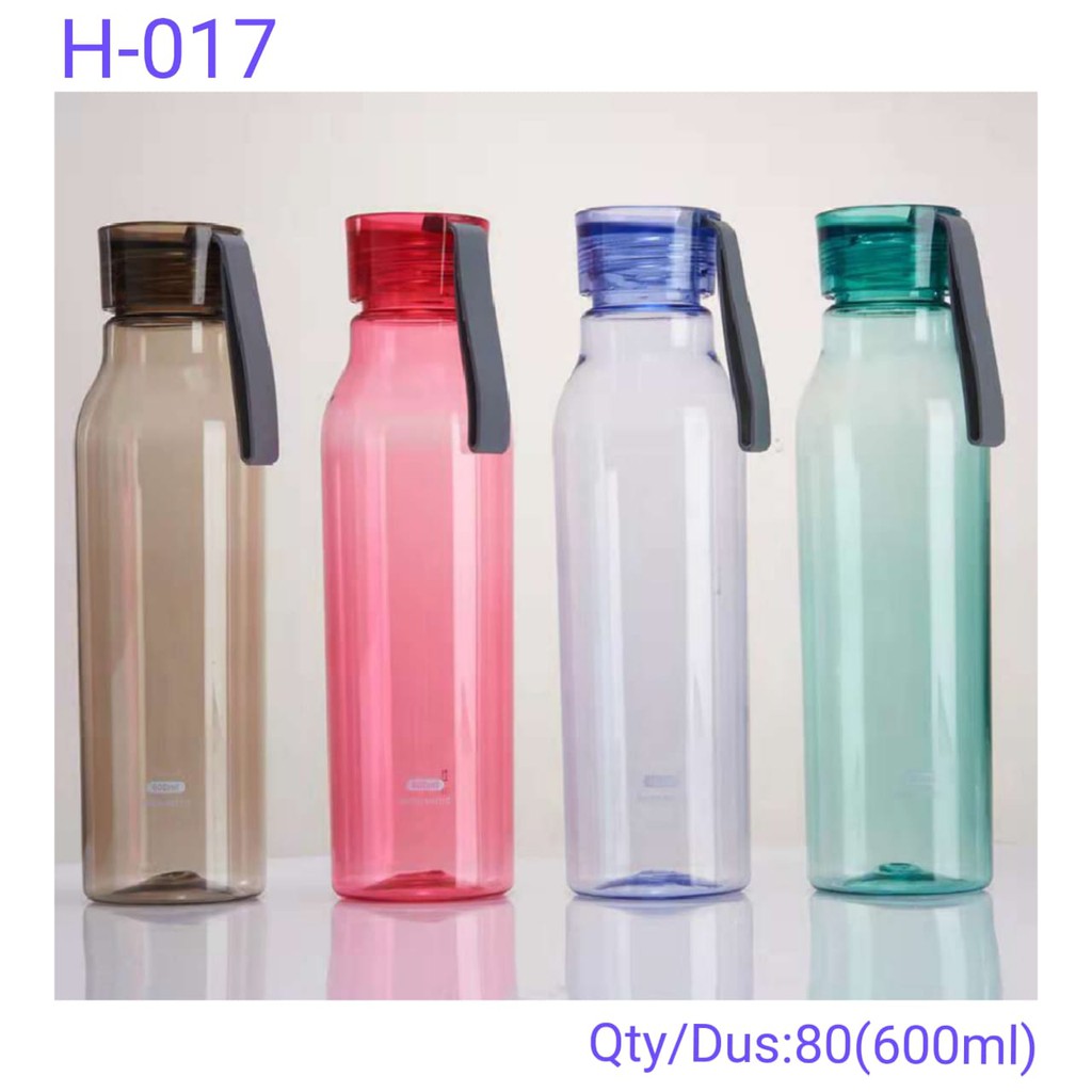 H017 Botol Minum plastik 600ml - Botol Minum Tumbler Sport H-017