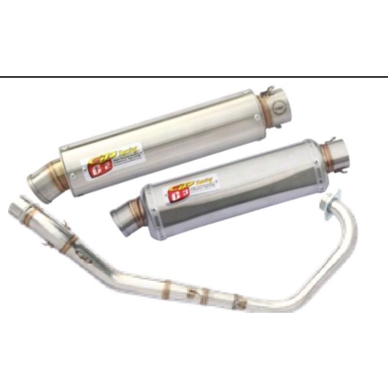 Knalpot CLD Racing C3 Oval CBR 150 FACELIFT,Cbr k45a,Sonic,Cs1,Cb 150 r old/new,Vixion,Tiger,Gsx 150