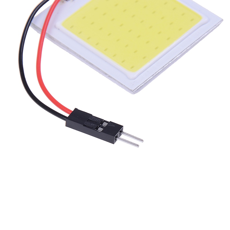 Lampu panel 48 led cob smd 3w 12v Warna Putih Untuk interior Mobil