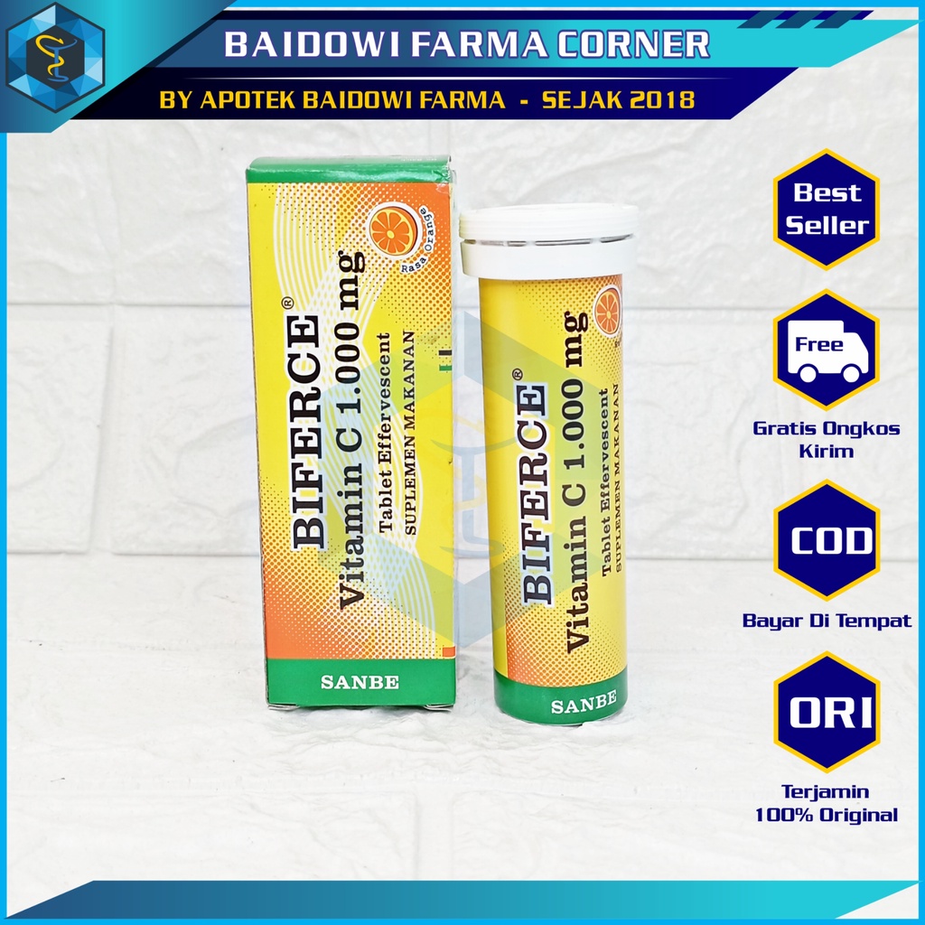 BIFERCE EFFERVESCENT VITAMIN C 1000 MG
