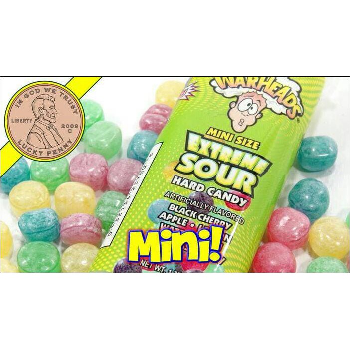 

WARHEADS WAR HEADS MINIS EXTREME SOUR HARD CANDY PERMEN ASAM IMPORT