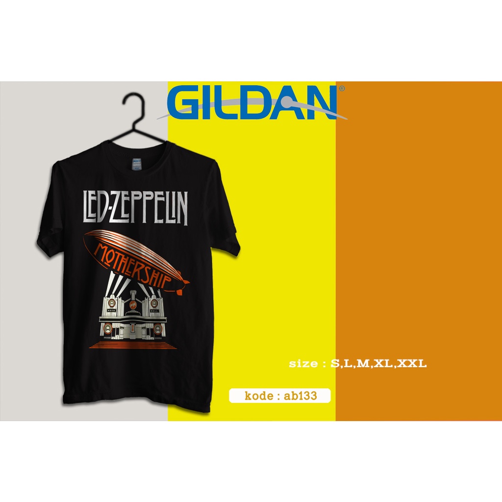 Kaos led zeppelin band original gildan ab133