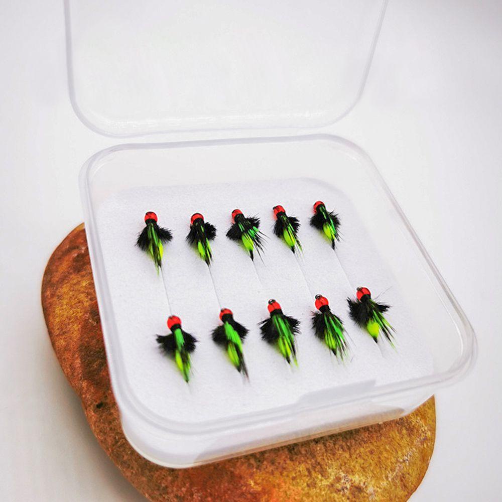 Suyo 5pcs Umpan Pancing Fly Fishing Portable