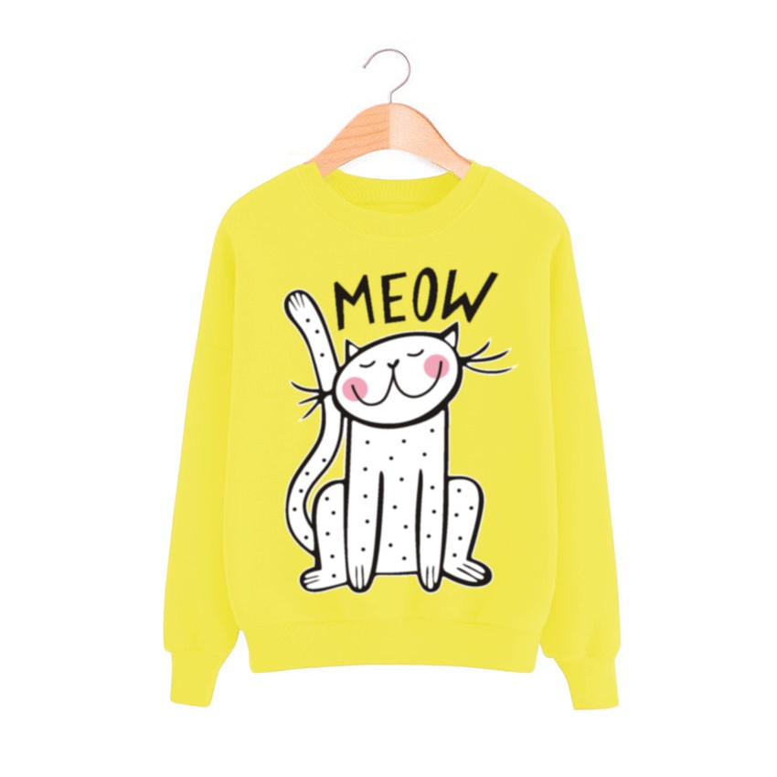 Bess - Sweater Murah Wanita / Sweater Lengan Panjang MEOW BINTIK