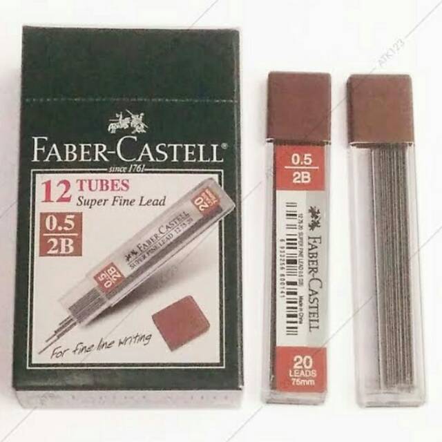 

Isi pensil mekanik Faber Castell 2B 0.5