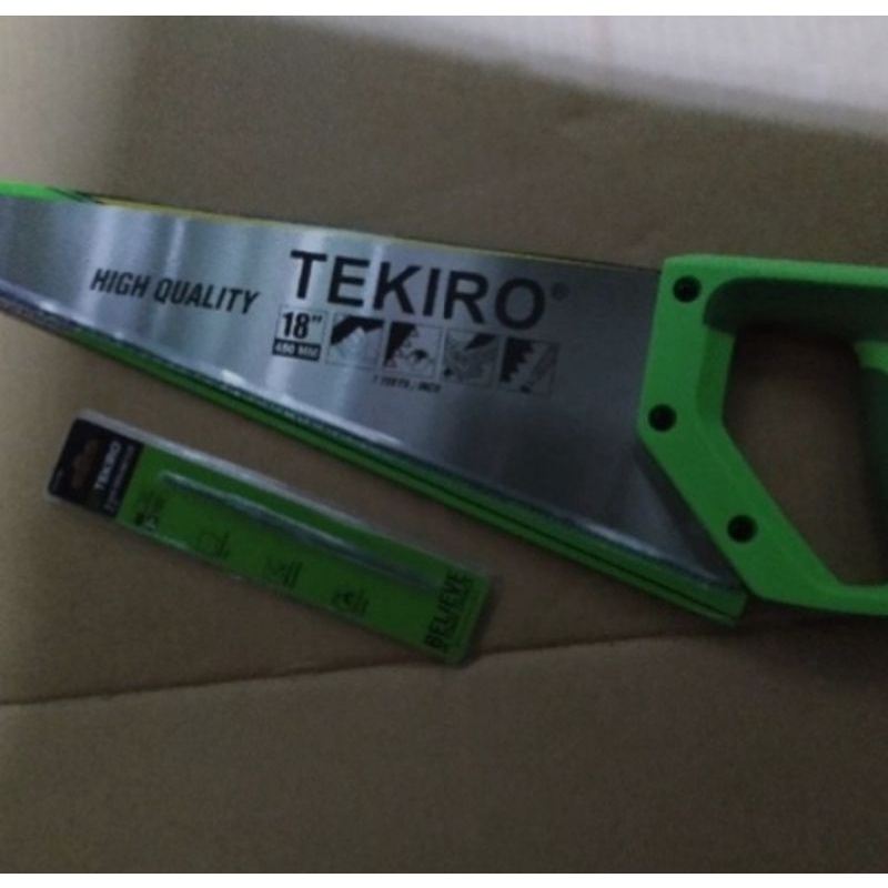 gergaji kayu 18 inch dan kikir - gergaji potong manual