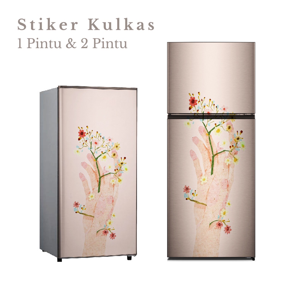 Stiker Kulkas 1 Pintu dan 2 Pintu motif Minimalist kode MT-44 - FX