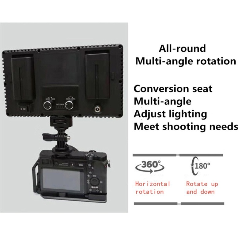 Cre Portable 40W 600leds Video Light Fill Light Ultra Tipis LCD Bi-Color Dimmable DSLR Lamp Panel Untuk Kamera Selfie