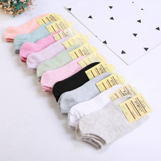 BS646 Kaos Kaki Polos Bahan Spandek Plus Polyester