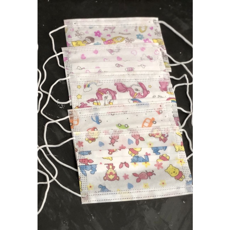 Masker Anak Medis Bedah 3ply 3 ply careionEarloop Kids isi 50 PCS