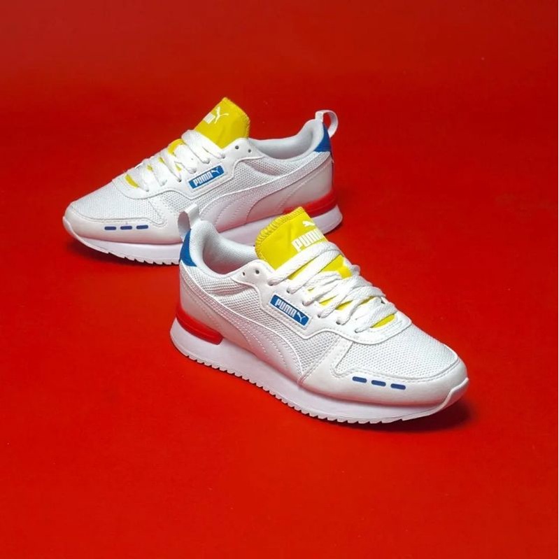 Sepatu Pria Puma Casual R78 White Original