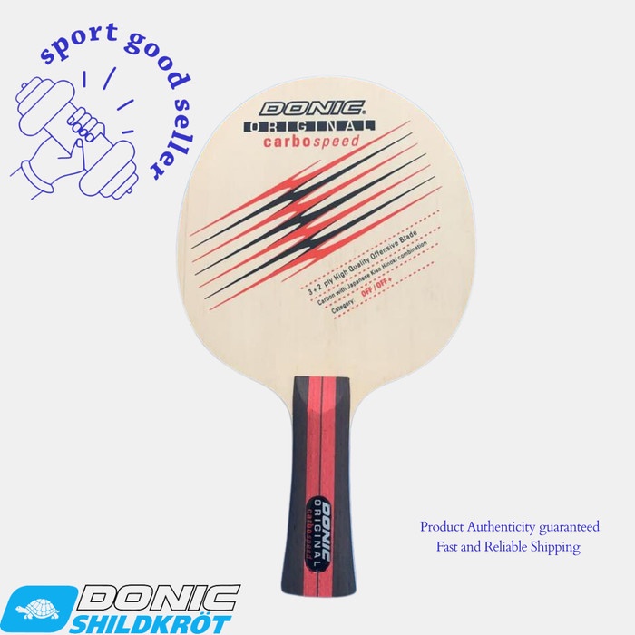 DONIC OVTCHAROV CARBOSPEED ORIGINAL KAYU BET TENIS MEJA PINGPONG BLADE