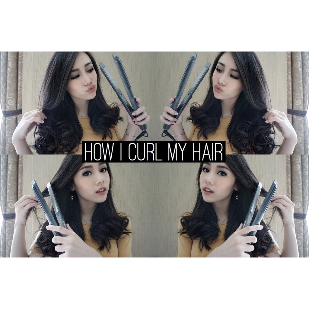 Catokan TECHNO 2 in 1 Professional Straightener and Curling READY Catok Rambut by Amara
