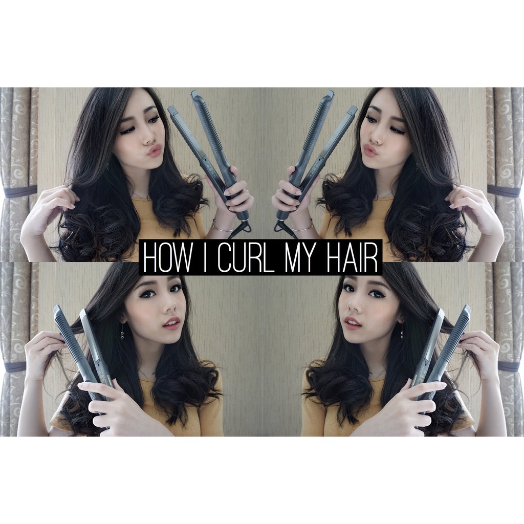 Catokan TECHNO 2 in 1 Professional Straightener and Curling READY Catok Rambut by Amara