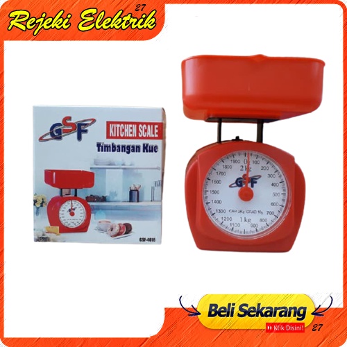 Timbangan Kue Serbaguna Kapastias 2 Kg - Kitchen Scale GSF 4016