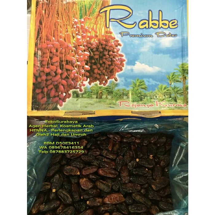 

Kurma Terbaru - Kurma Arab Madinah Rabbe 10 Kg