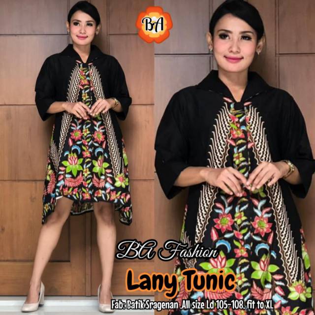 TUNIK BATIK SRAGENAN/BAJU BATIK MURAH/BATIK SRAGEN MURAH/BAJU BATIK WANITA/TUNIK BATIK MURAH
