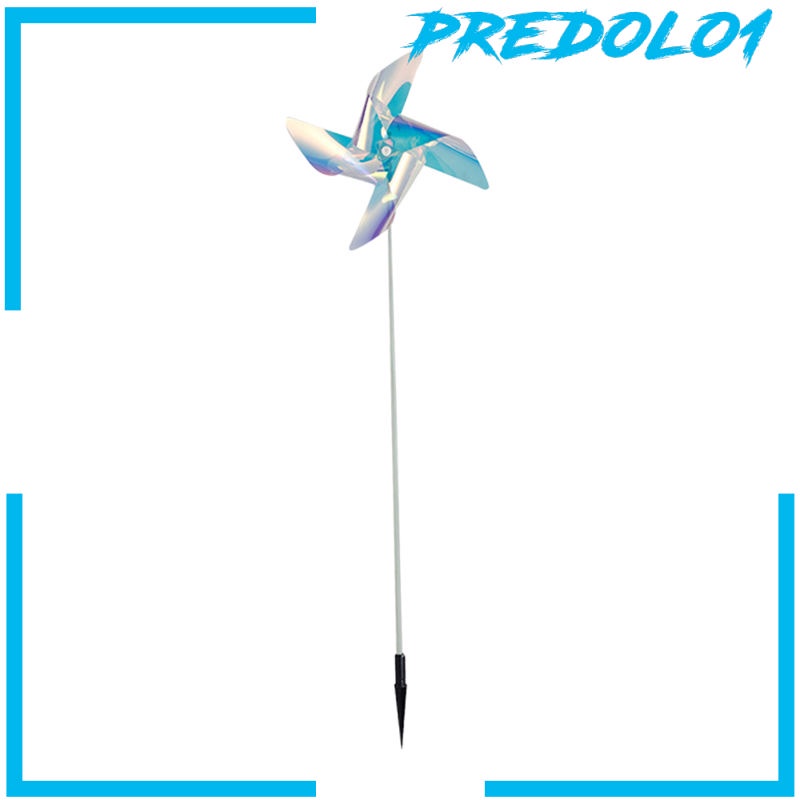 (Predolo1) Lampu Taman Led Bentuk Kincir Angin Untuk Dekorasi Outdoor