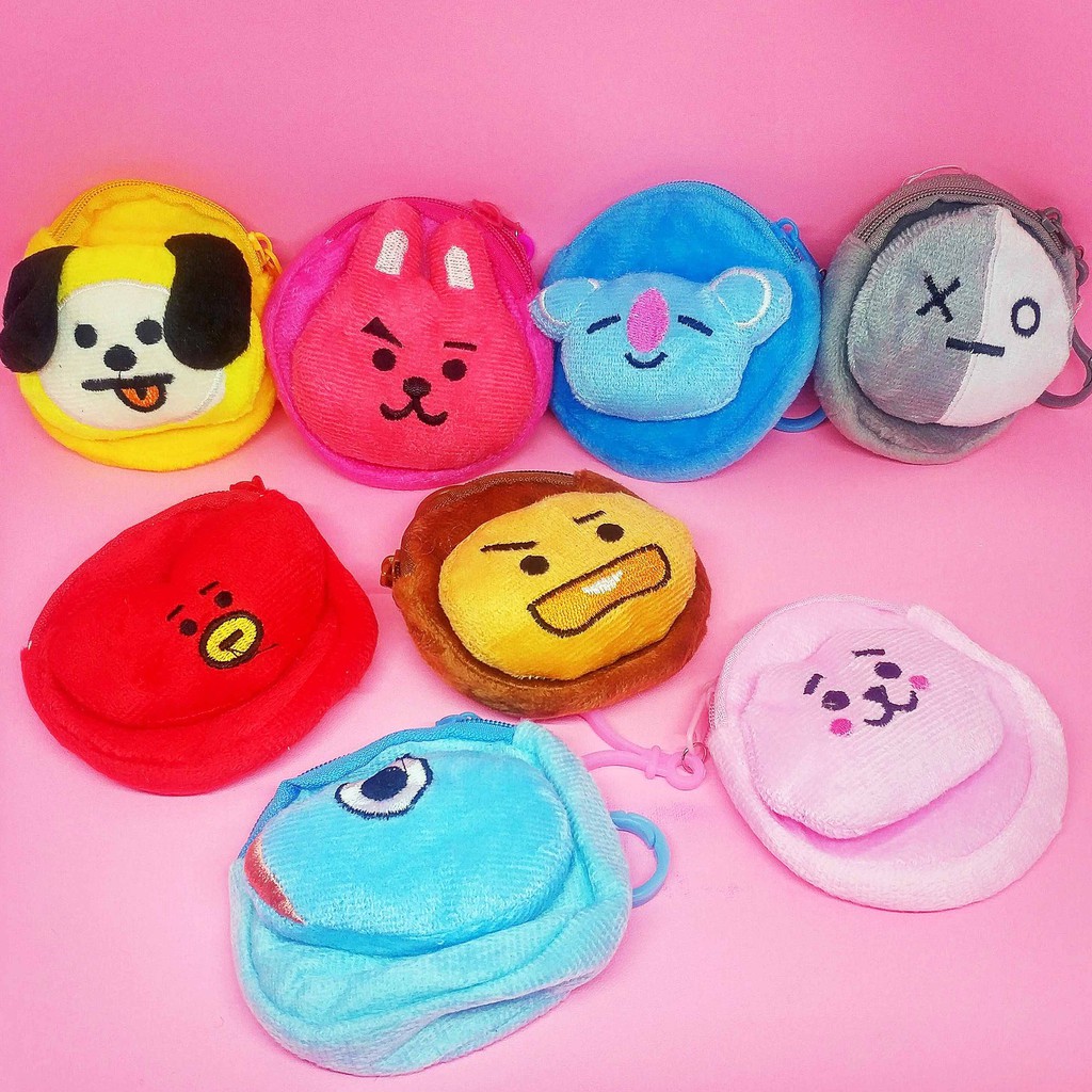 COD DOMPET  KOIN  BTS BT21 KPOP LUCU TIMBUL DOMPET  COIN 