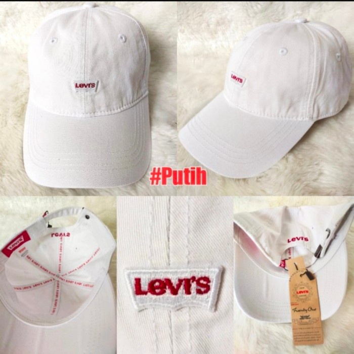 Topi Pria Topi LEVIS LOGO EMBLEM embroidered baseball import premium quality(V9P5) Topi Distro Pria 