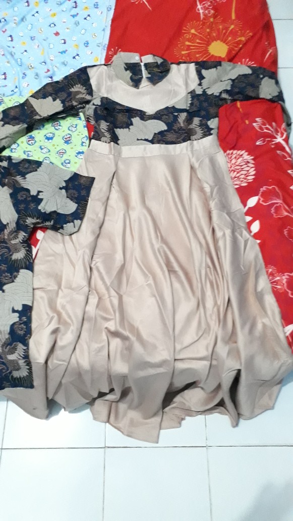 Maura Couple - Sania Ruffle Batik Couple Ori Ndoro Jowi Dnt Garansi Termurah