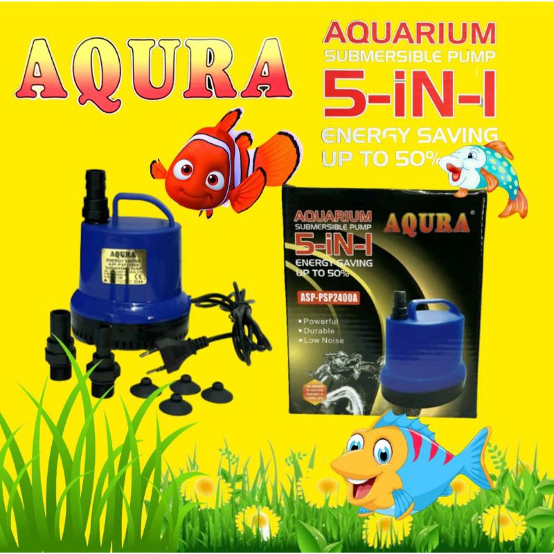 AQURA PSP 2400A POMPA AQUARIUM KOLAM IKAN