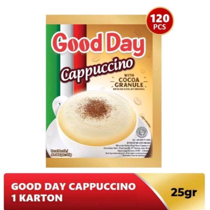 

Good day Cappuccino 1 karton isi 120pc /12rtg Goodday Capucino