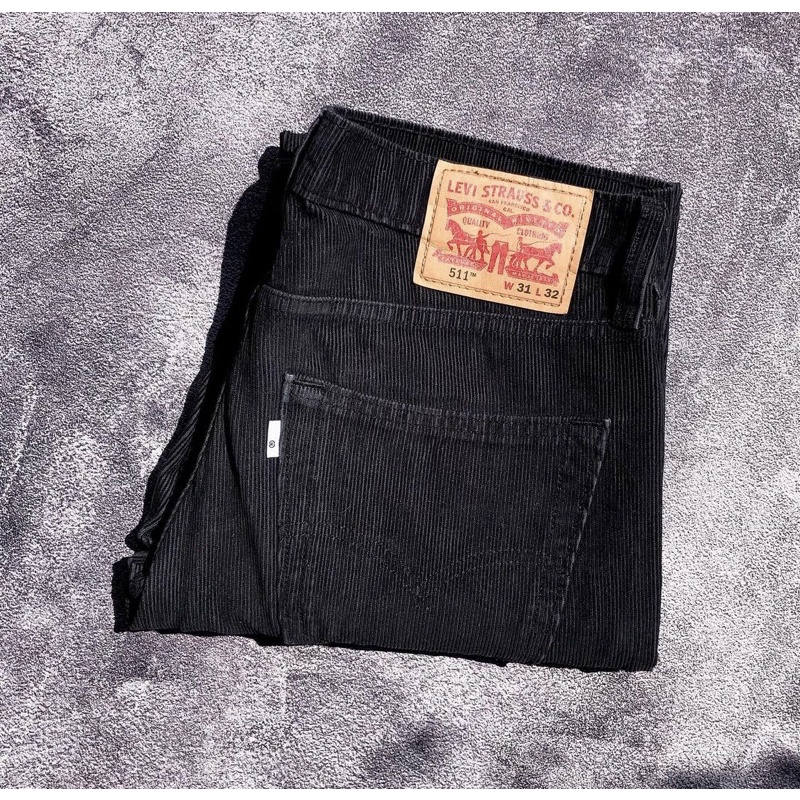 Levis 511 Corduroypants Black [ KODE : CMI-19 ]
