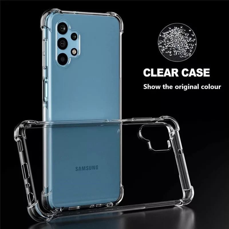 Soft Case Silikon Samsung Galaxy A32 4G A32 5G, A52 / A52s dan A72 Bening Transparant Airbag Anti Crack Tebal